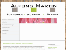 Tablet Screenshot of montageservice-martin.de